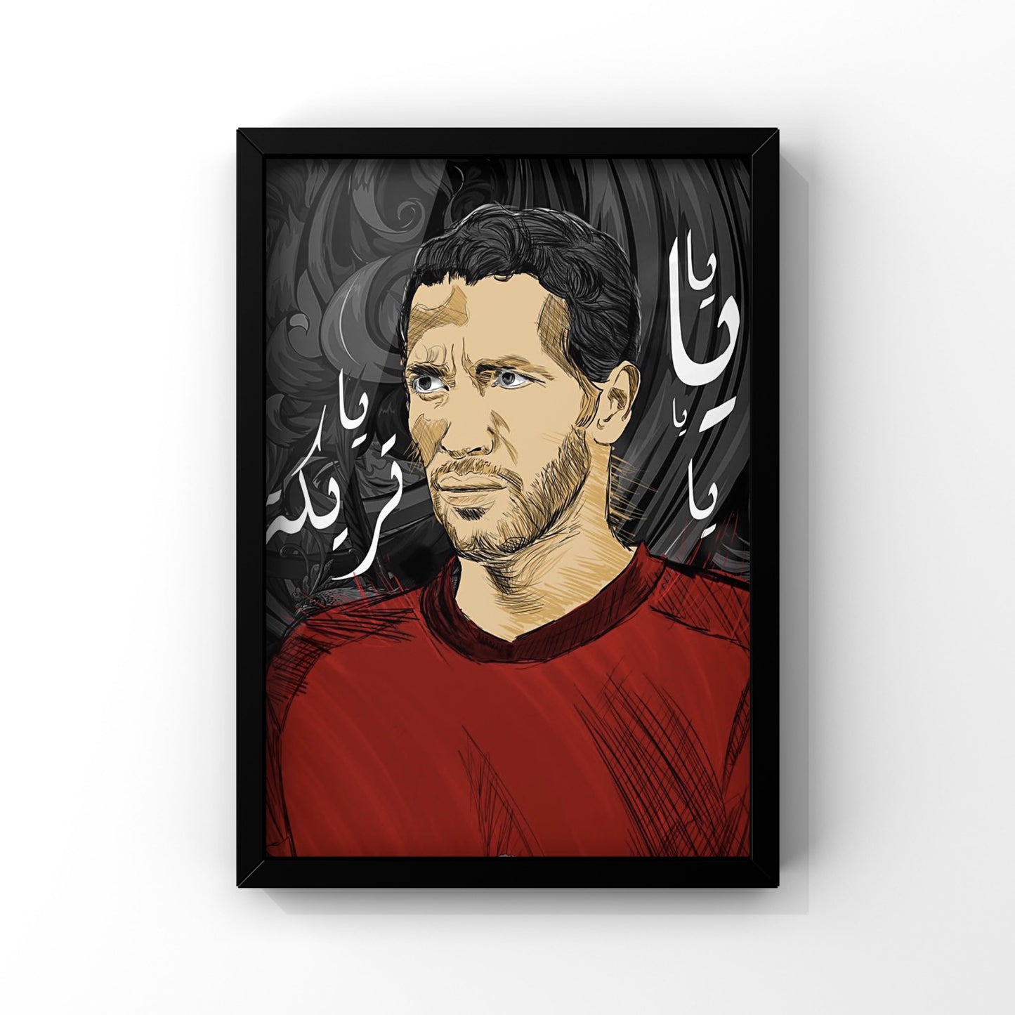 Abotreika Ahli FC framed Poster