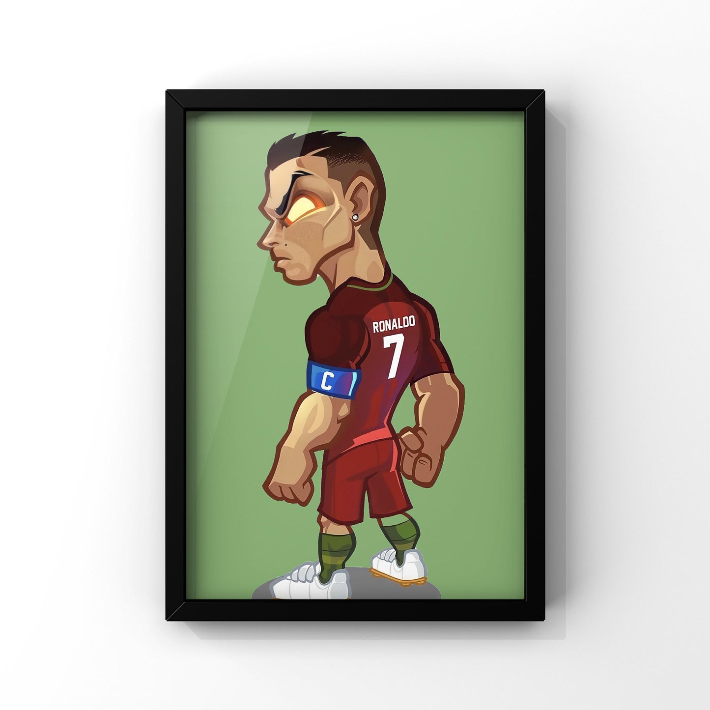 Cr7 Ronaldo Art framed Poster