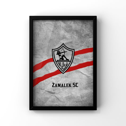 Zamalek FC framed Poster