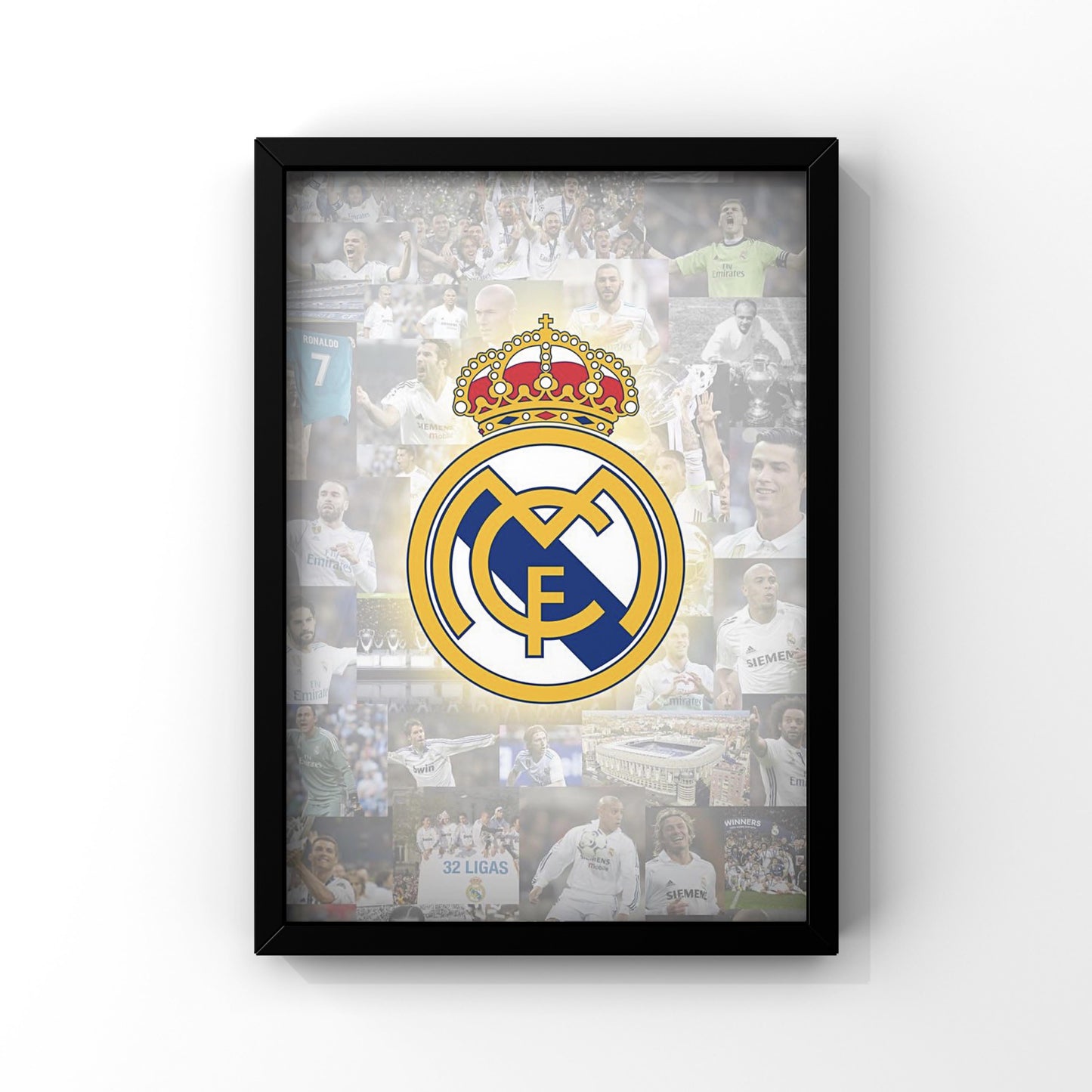 Real Madrid Logo framed Poster