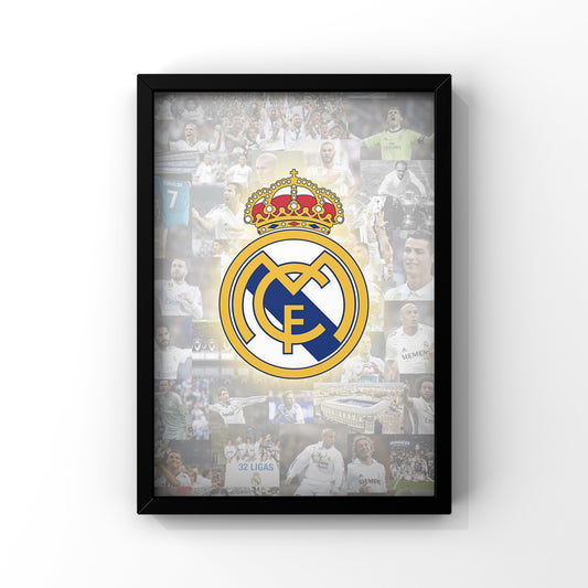 Real Madrid Logo framed Poster