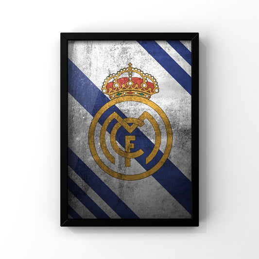 Real Madrid CF Logo framed Poster