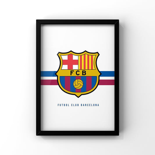 FC Barcelona Logo framed Poster