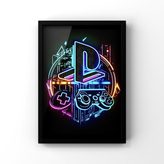 PlayStation Logo framed Poster