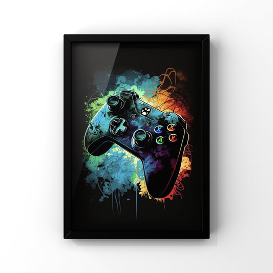 Magical Joystick framed Poster