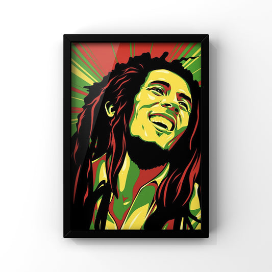 Bob Marley cool colorful Poster