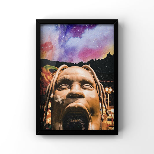 Travis Scott carnival framed Poster