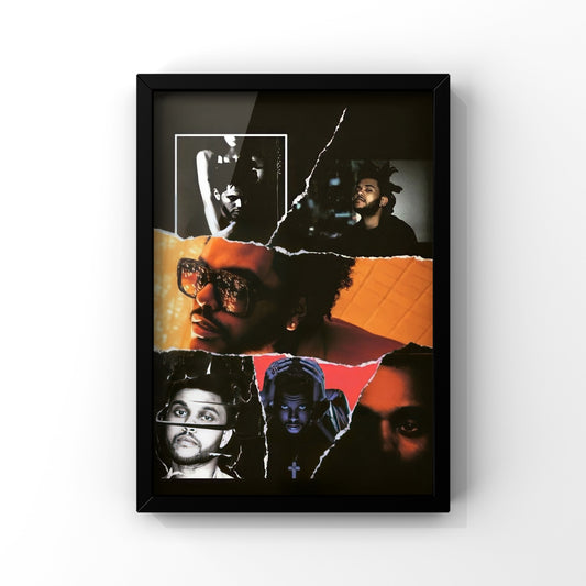 The weeknd framed Poster