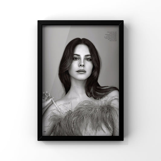 Lana Del Ray framed Poster