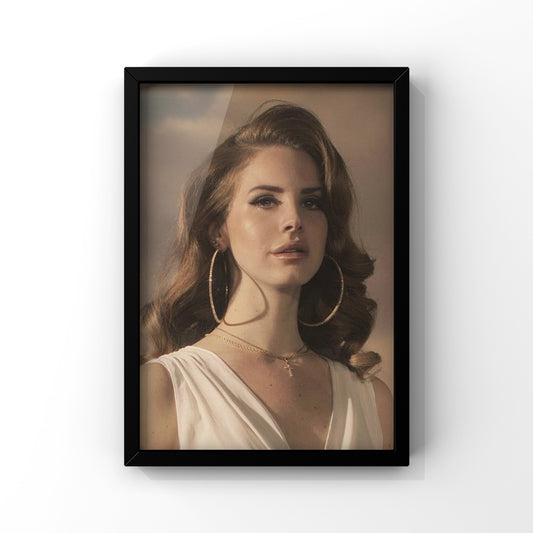 Lana Del Ray beauty framed Poster