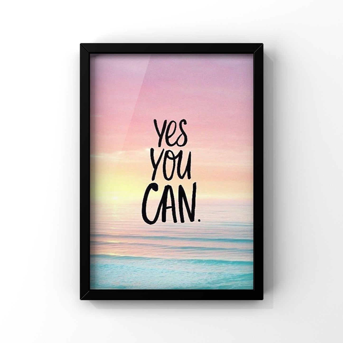 Yes you can framed poster