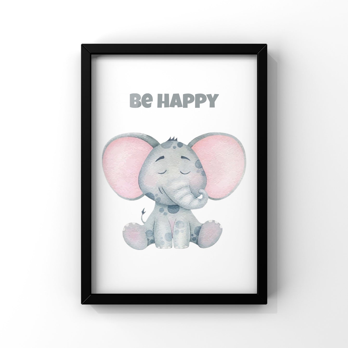 Baby elephant framed Poster