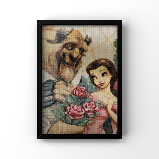 Beauty & The Beast Diamond Poster