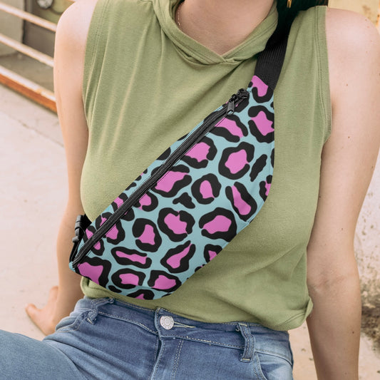 Neon Leopard Waist Bag