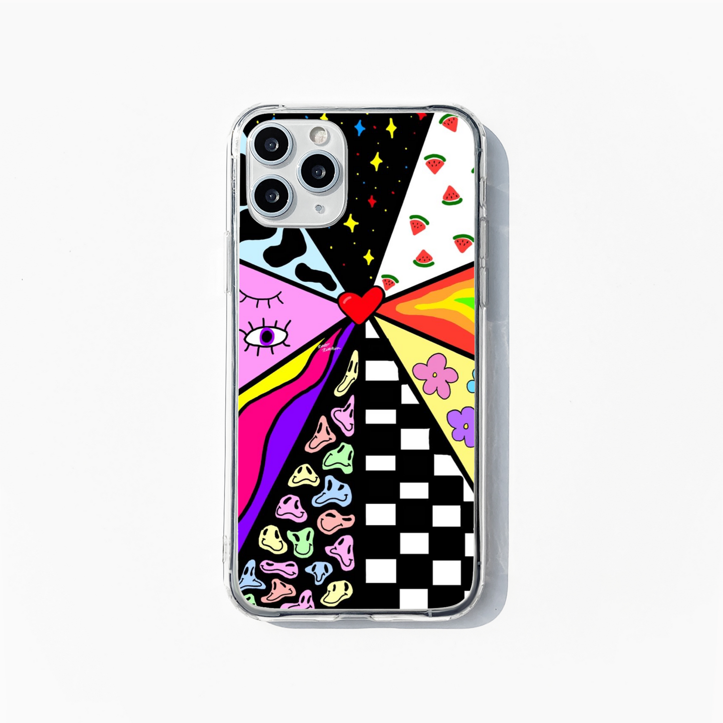 Trippy Canvas Phone Case