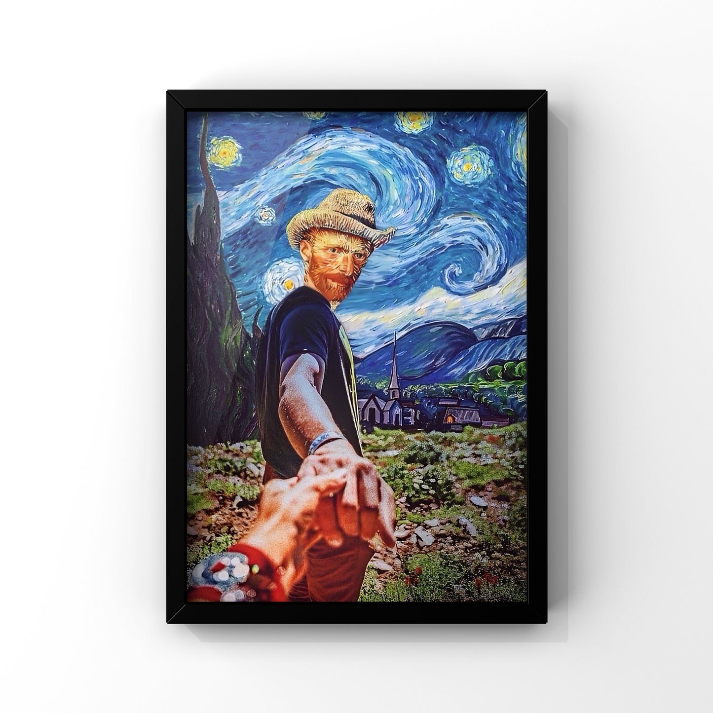 Starry Walk Framed Poster