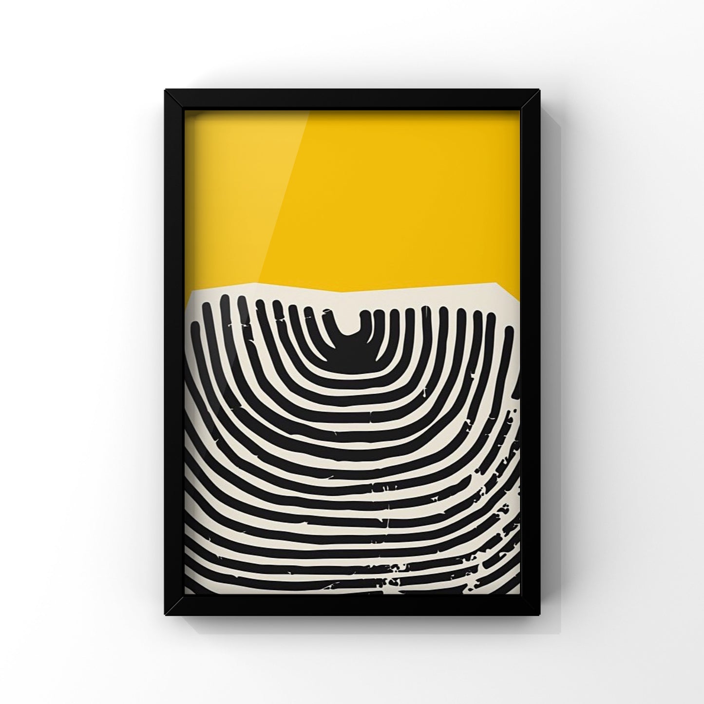 Sunshine Stripes 3 Framed Poster