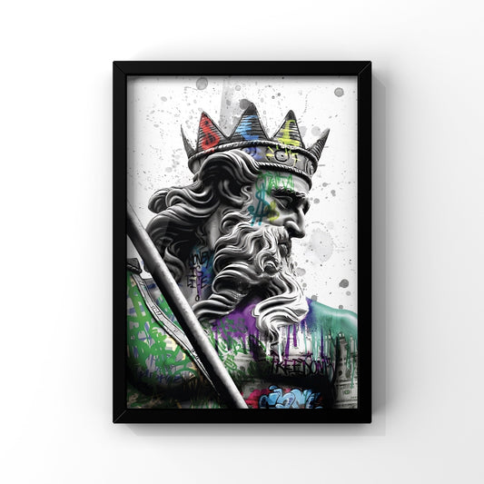 King of Seas Framed Poster