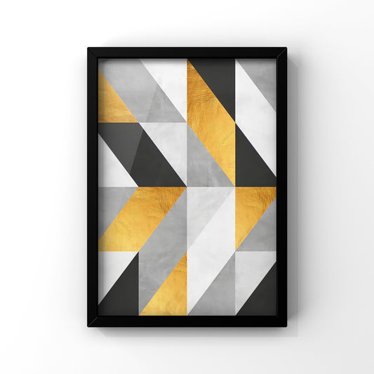 Gold&Grey 2 Framed Poster