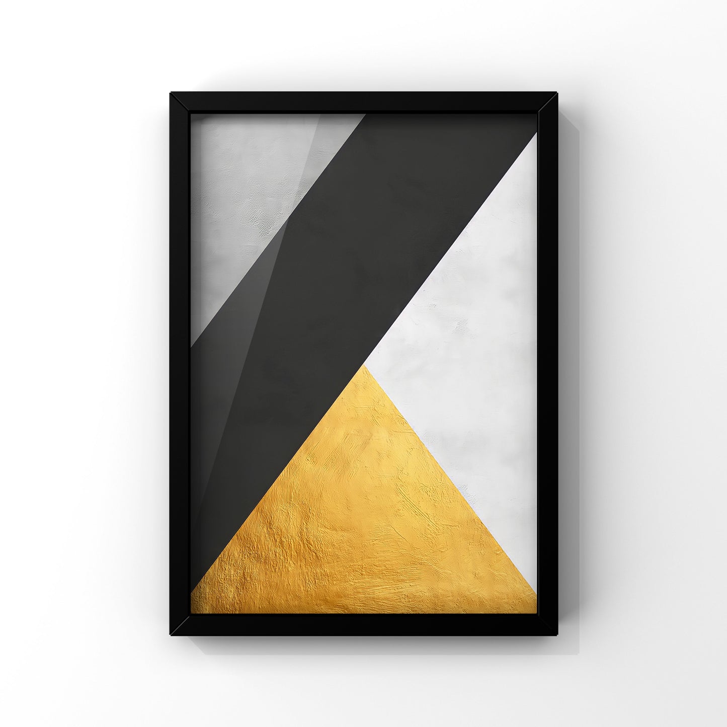 Gold&Grey 1 Framed Poster