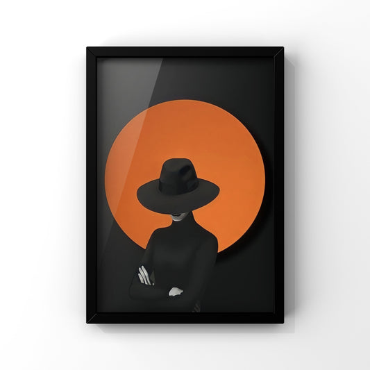 Mysterious Muse Framed Poster