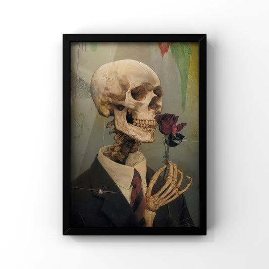 Art of Skull Framed Poster