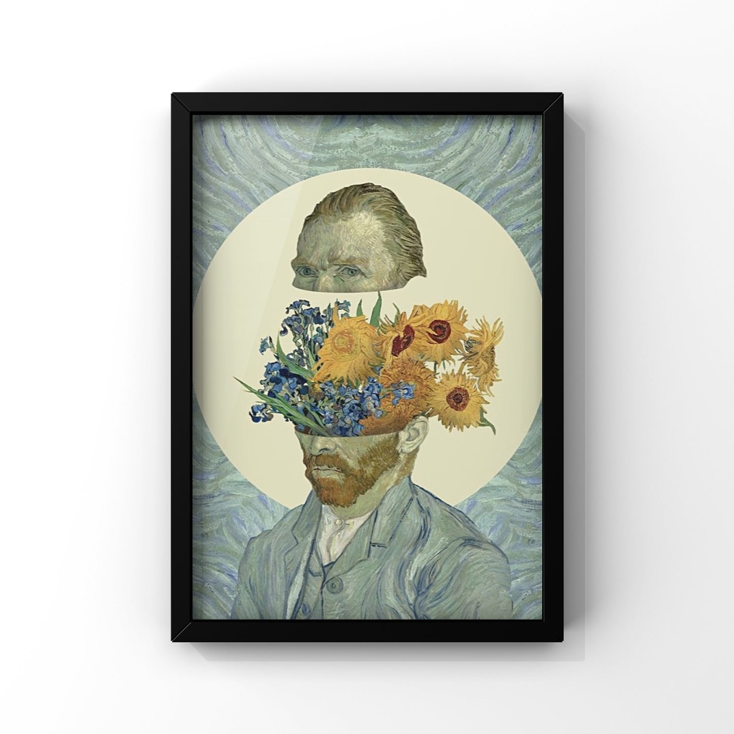 Flowered Mind Framed Poster