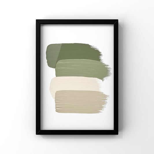 Earthy Hues Framed Poster