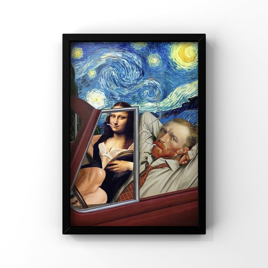 Starry Night Ride Framed Poster