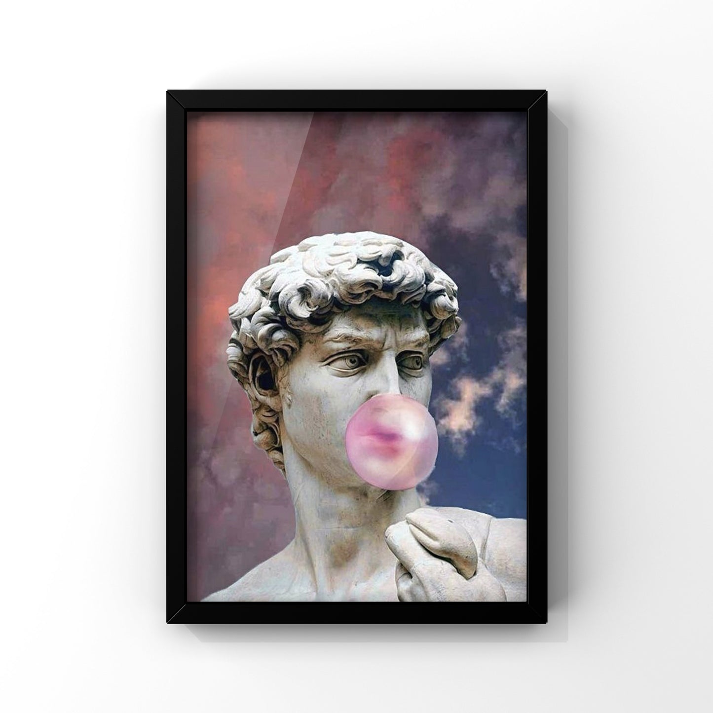 David's Bubble Framed Poster