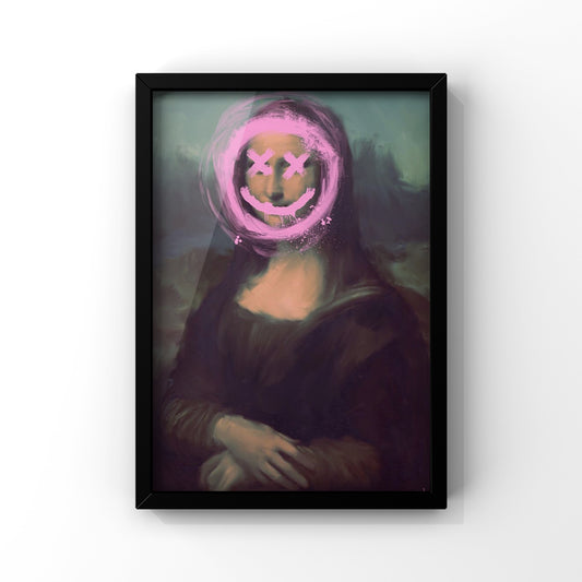 Twisted Smile Framed Poster