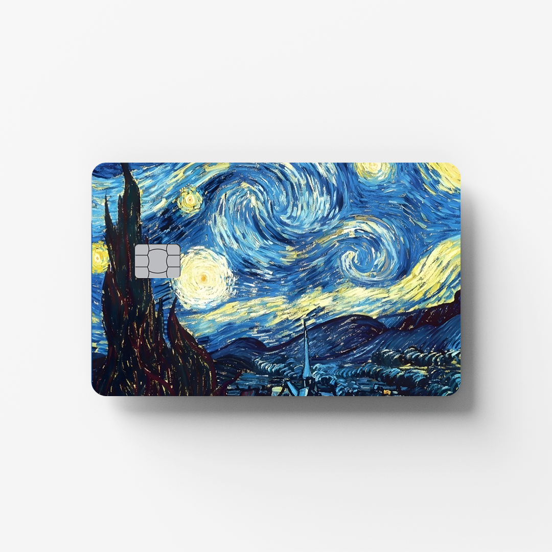 Starry Night Credit Card Sticker